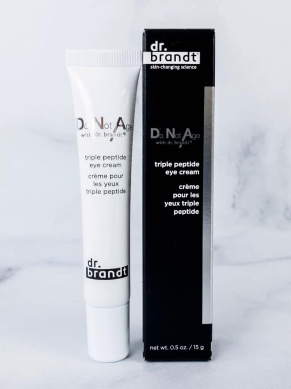 NEW Dr. Brandt Do Not Age Triple Peptide Eye Cream 0.5 oz 15 g